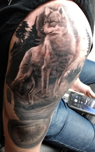 Explore tattoo ideas with your child's name, creative tattoo ideas in Houlton, available at Crowes Tattoos