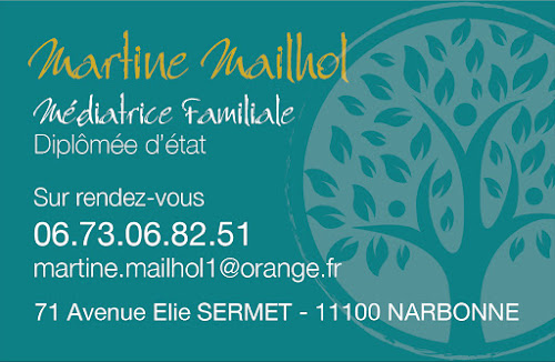 MÉDIATRICE FAMILIALE - Martine MAILHOL à Narbonne