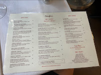 Menu / carte de Osteria Serafina à Milan