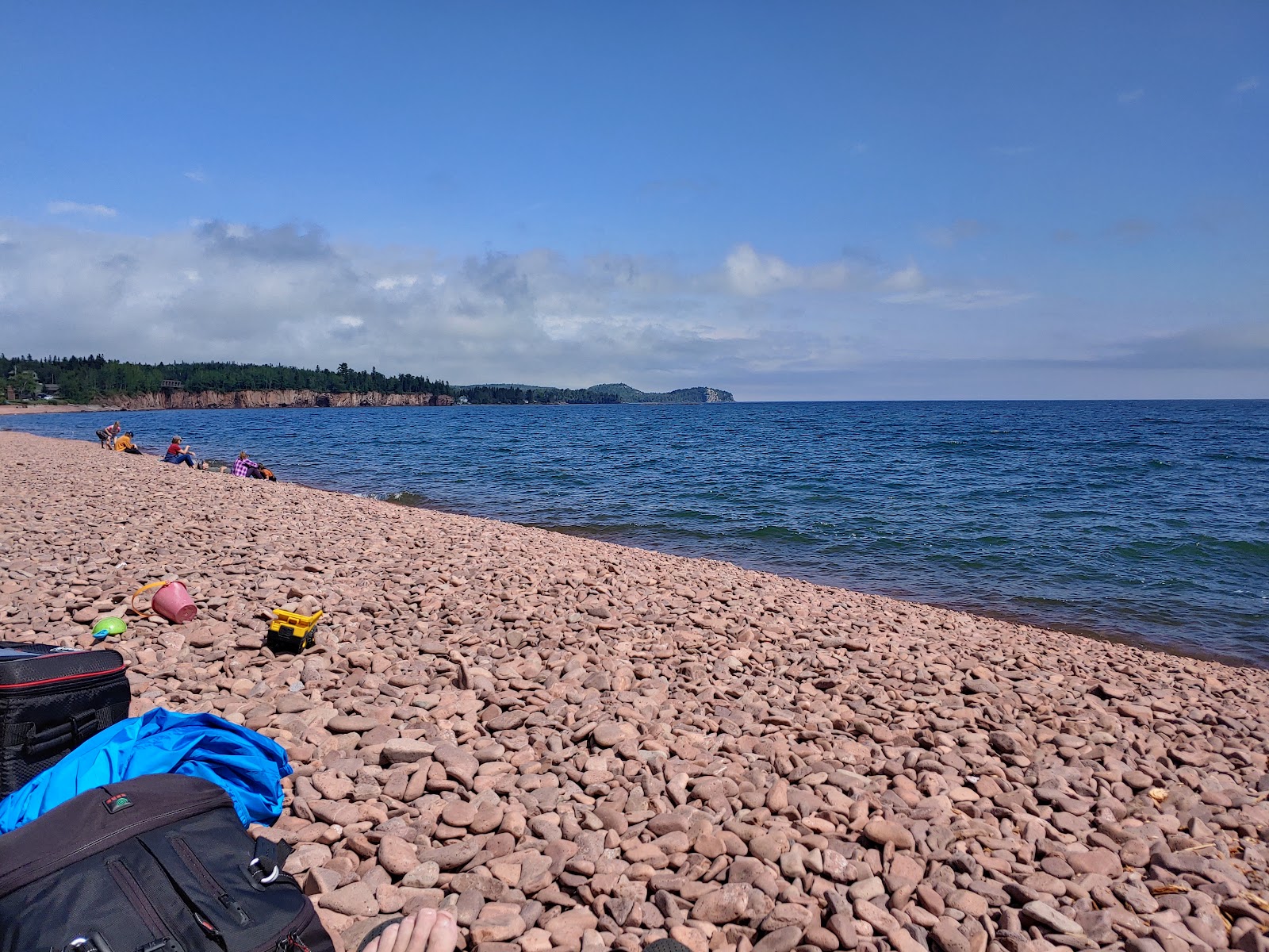 Iona's Beach的照片 带有碧绿色纯水表面