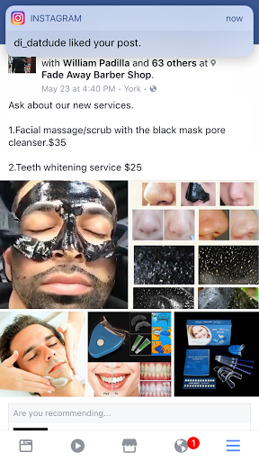 Barber Shop «Fade Away Barber Shop», reviews and photos, 201 S Pine St, York, PA 17403, USA