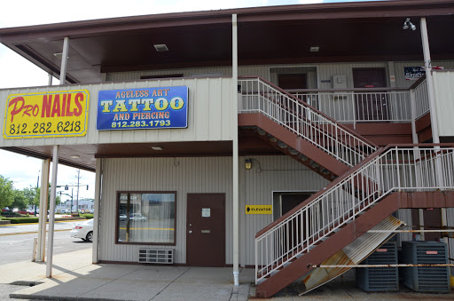 Tattoo Shop «Ageless Art Tattoo & Piercing», reviews and photos, 711 E Lewis and Clark Pkwy, Clarksville, IN 47129, USA
