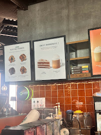 Menu du Starbucks à Nice