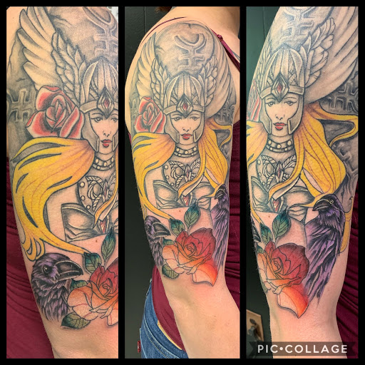 Explore full neck tattoo ideas for men, creative tattoo ideas in Idaho Falls, available at Govannon Studios Llc