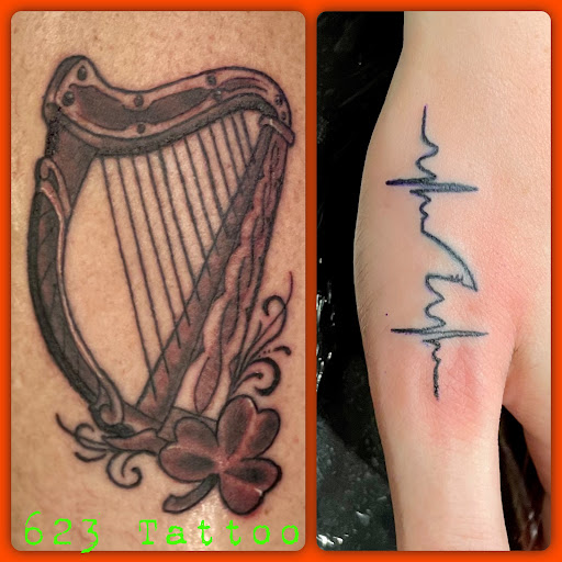 Explore train tattoo ideas, creative tattoo ideas in Watertown, available at 623 Tattoo