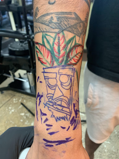 Explore tattoo ideas with writing, creative tattoo ideas in Dallas, available at Freak Show Studio