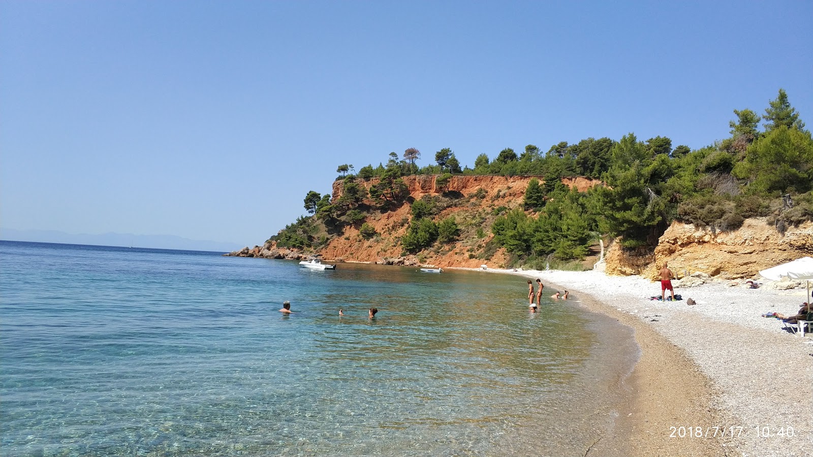 Fotografija Kokkinokastro beach z prostoren zaliv