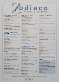 Menu du Ristorante Lo Zodiaco Rimini à Rimini