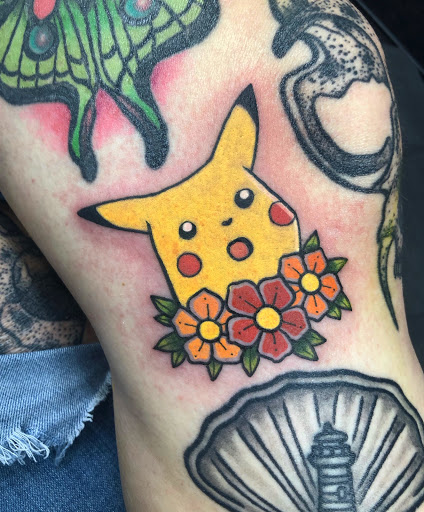 Explore stroke tattoo ideas, creative tattoo ideas in Saint Petersburg, available at Lucky You Tattoo