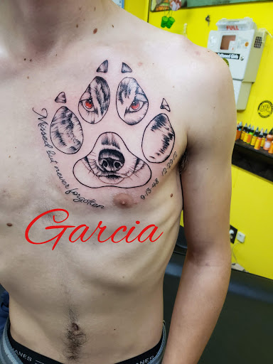 Explore mother and 2 sons tattoo ideas, creative tattoo ideas in Kearney, available at Ink Shop Tattoos & Piercings