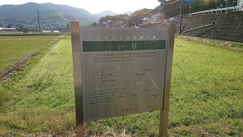 ふるさと文化財の森「備後熊野い草圃」