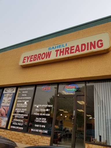 Hair Removal Service «Saheli Eyebrow Threading Beauty Salon.», reviews and photos, 10890 E Dartmouth Ave #5, Aurora, CO 80014, USA