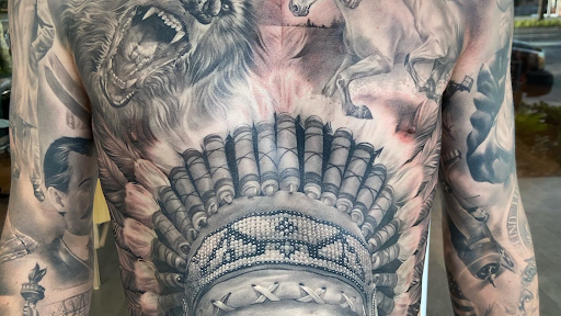 Explore cm punk tattoo ideas, creative tattoo ideas in North Palm Beach, available at Dark Tide Tattoos