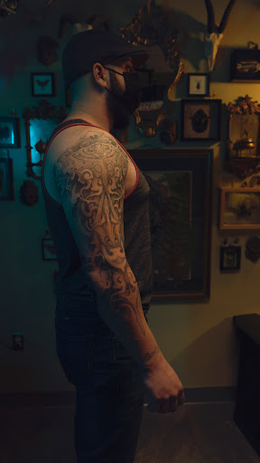 Explore disney castle tattoo ideas, creative tattoo ideas in Hudson, available at The Bohemian Social Club