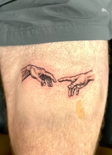 Explore piano tattoo ideas, creative tattoo ideas in Randleman, available at Hidden Lotus Tattoo