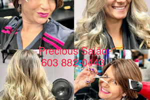 Precious hair salon English, Portuguese And Spanish image