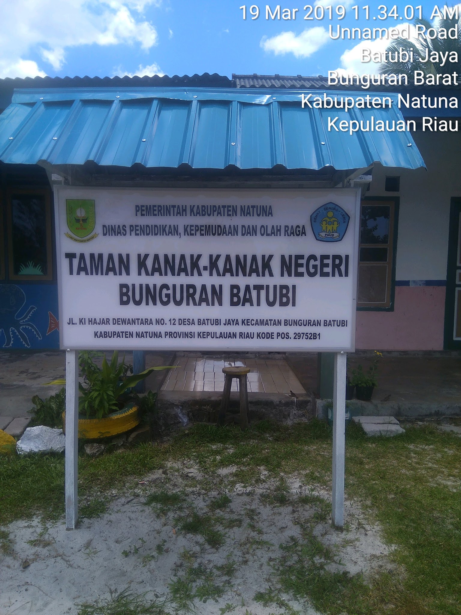Foto TK  Negeri 002 Bunguran Barat, Kab. Natuna