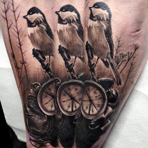 Explore date of birth tattoo ideas, creative tattoo ideas in Bensalem, available at Philly Joe Tattoo Studio