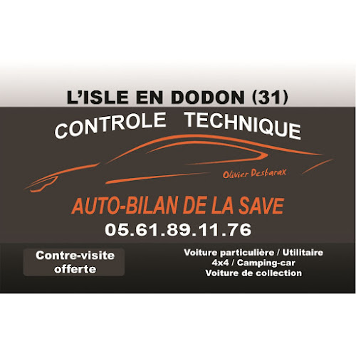 Centre de contrôle technique Auto-Bilan de la Save Contrôle Technique L'Isle-en-Dodon