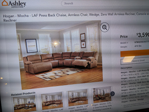 Furniture Store «Ashley HomeStore», reviews and photos, 506 Boston Post Rd, Orange, CT 06477, USA