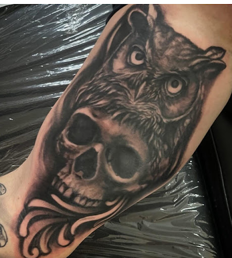 Explore phoenix tattoo ideas men, creative tattoo ideas in Clinton, available at Black Relic Tattoo