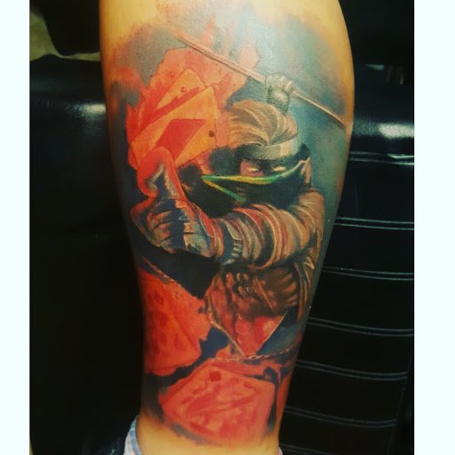 Explore witch moon tattoo ideas, creative tattoo ideas in Wilson, available at New Addiction Tattoos