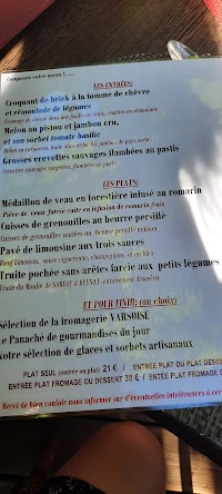 Restaurant français Le Passadou à Aubazine - menu / carte