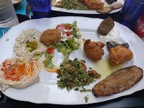 Houmous du Restaurant libanais Le plateau de mezzé à Vienne - n°3