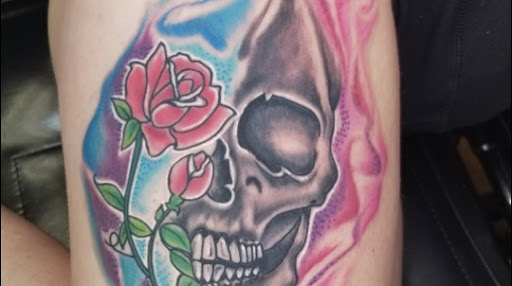 Explore mens chest tattoos ideas, creative tattoo ideas in Murfreesboro, available at Middle Tennessee Tattoo Co.