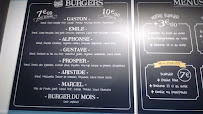 Restaurant de hamburgers Gaston - Burgers Gourmets à Auch (le menu)