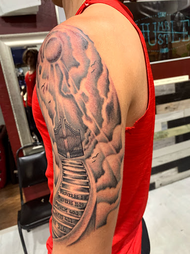 Explore r2d2 tattoo ideas, creative tattoo ideas in Cape Coral, available at UNRIVALED INK