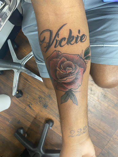 Explore womens leg sleeve tattoo ideas, creative tattoo ideas in Jonesboro, available at Electric Octopus Tattoos & Piercings