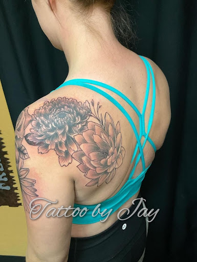 Explore bikini line tattoo ideas, creative tattoo ideas in San Tan Valley, available at Frontier Tattoo Company
