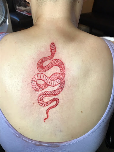 Explore rock music tattoo ideas, creative tattoo ideas in Roanoke, available at RailYard INK
