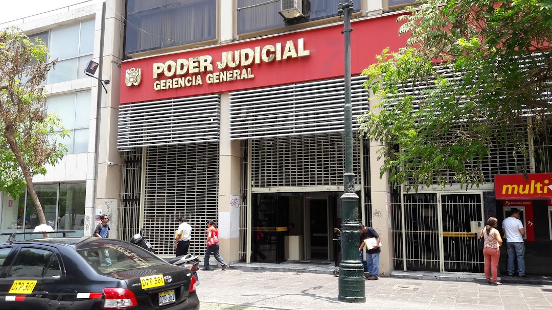 Poder Judicial - Gerencia General