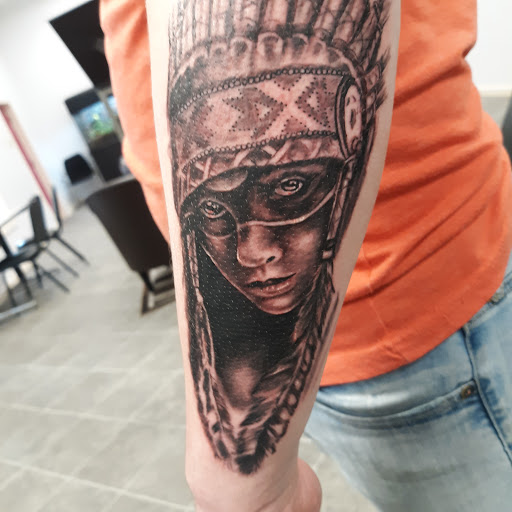 Explore relentless tattoo ideas, creative tattoo ideas in Tyler, available at Permanent Marks Tattoo Gallery