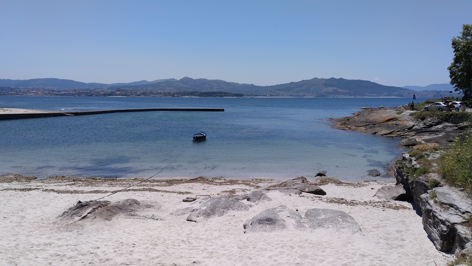 Foto av Praia da Congorza med turkos rent vatten yta