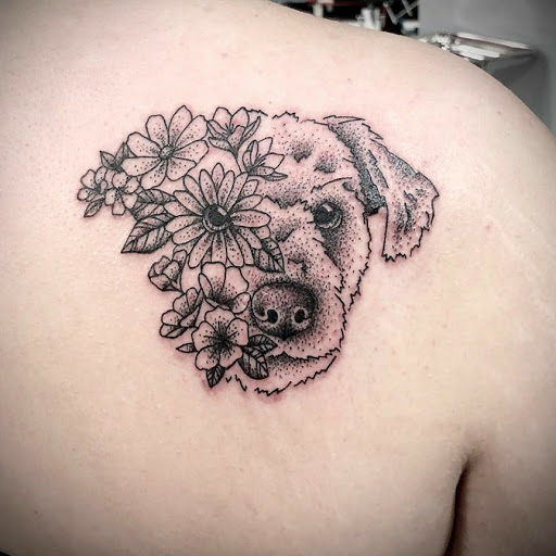 Explore male chest tattoo ideas, creative tattoo ideas in Schaumburg, available at Atmosphere Tattoo Gallery - Schaumburg