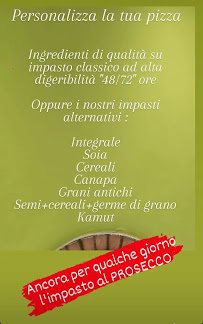 Menu du Pizzeria La Rotonda à Piove di Sacco