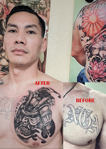 Explore silver lining tattoo ideas, creative tattoo ideas in Garden Grove, available at Anna Hang Tattoo