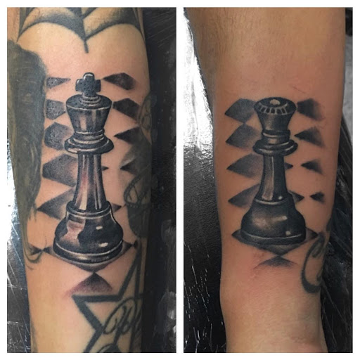 Explore blackwork tattoo ideas, creative tattoo ideas in Stockton, available at Stockton Tattoo & Piercing