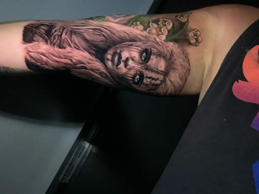 Explore rammstein tattoo ideas, creative tattoo ideas in Grand Blanc, available at Jesse Vickers Tattoos