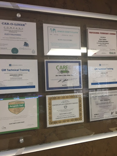 Auto Repair Shop «Alex Paint & Body Shop», reviews and photos, 545 E Main St, Lewisville, TX 75057, USA