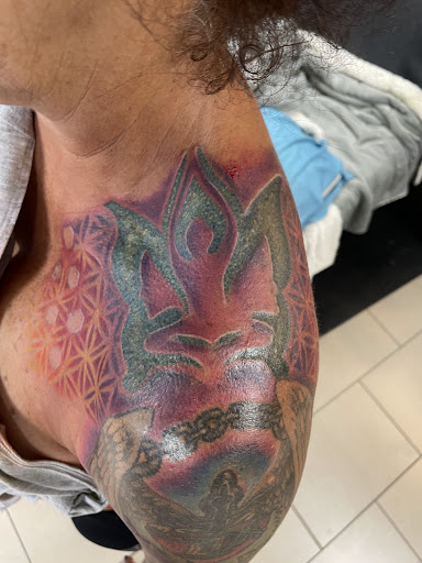 Explore mexican aztec tattoo ideas, creative tattoo ideas in Sarasota, available at SEVEN SINS Tattoo Studio