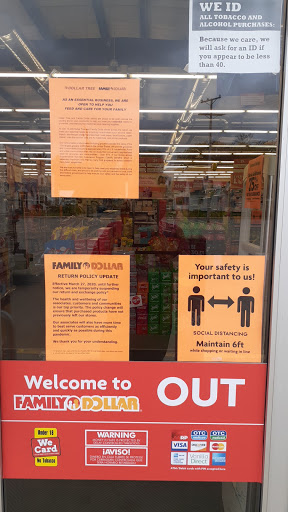 Dollar Store «FAMILY DOLLAR», reviews and photos, 12255 Lancaster St, Millersport, OH 43046, USA
