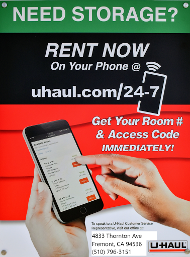 Truck Rental Agency «U-Haul Moving & Storage of Thornton», reviews and photos, 4833 Thornton Ave, Fremont, CA 94536, USA