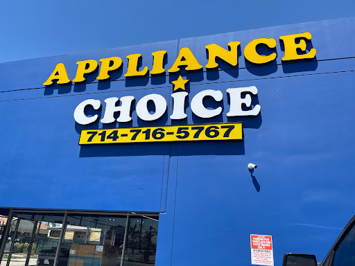 Appliance Choice