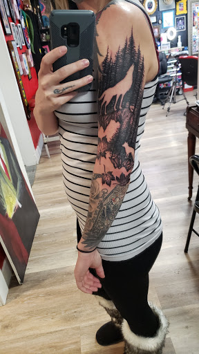 Explore tattoo sleeve drawing ideas, creative tattoo ideas in Rock Springs, available at Art Official Tattoo