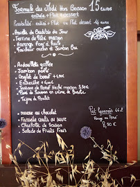 Restaurant Le Chemin de la Table à Le Mans carte