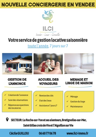 ILCI Conciergerie à Venansault (Vendée 85)